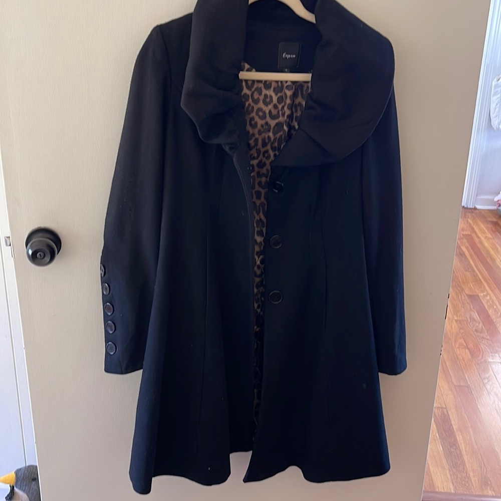 Express Swing Button Swing Coat (New) Medium - image 1